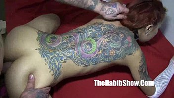 Hood Rican Tatoo Fucks Asian Kimberly Chi P2 - black, ass, real, amateur, ebony, booty, strippers, ghetto, hood, bbc - Video 5243020