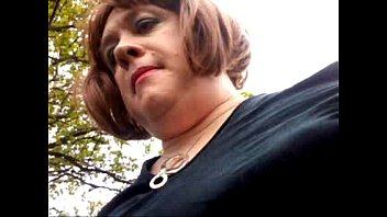 Karenbabes Real Amateur Geordie Tgirl Slut Steps Out Of The Car To Look For Cock