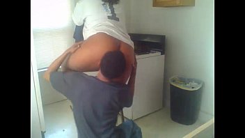 Eating My Friend Ebony' Big Booty