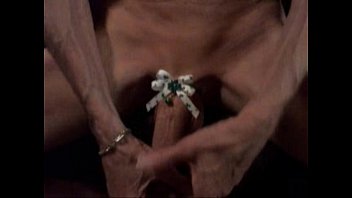 Stroking My Shaved Cock With Irish Hair Tie Turned Into Cock Ring