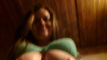 Just Playing With My Girlfriend' Big Titties :)