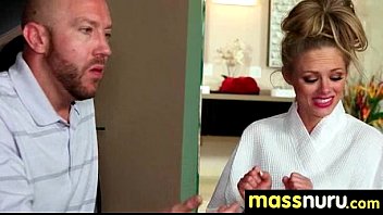 Nuru Massage Ends With A Hot Shower Fuck 27 - hardcore, massage, masseuse, nuru, nurugel - Video 5253608