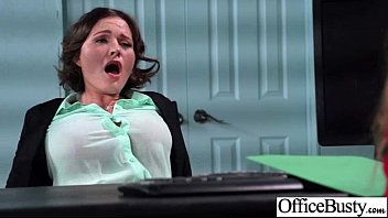 Horny Busty Girl (krissy Lynn) Fucks Hardcore In Office Clip-25