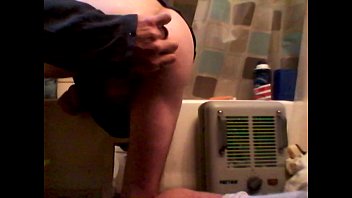 Close-up Of Anal Bottle Insertion