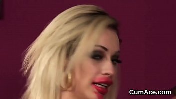 Wacky Doll Gets Cum Shot On Her Face Sucking All The Charge