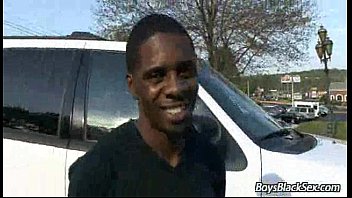 Blacks On Boys - Bareback Gay Interracial Hardcore Fucking 15