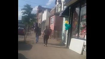 Guy Follows Girl With Big Ass