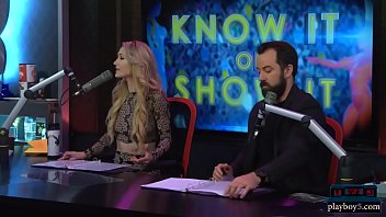 Babes Get Naked During A Questioning Game On A Morning Show