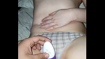 First Uploaded Video, Using My Girlfriend' Vibrator On Her Tight Pussy