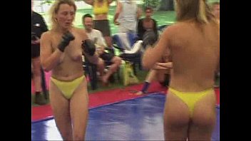 Topless Women Fight