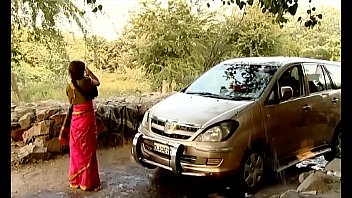 ---indian Village Bhabhi Washing Car..{uncut Exclusive Scene} ...must Watch