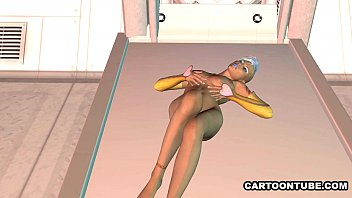 3d Emo Babe Finger Fucking And Dildoing Her Pussy