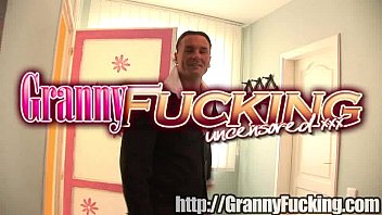 Slutty Grandma Gets Railed