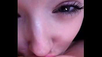 Young Blonde Filming With Telephone