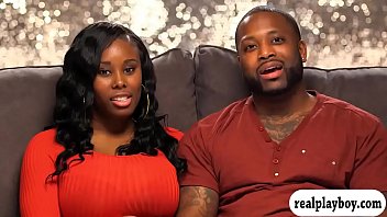 Black And Ebony 3some With Sexy Babe From Pole Dancing