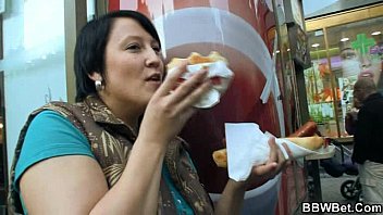 Cute Bbw Is Picked Up And Fucked