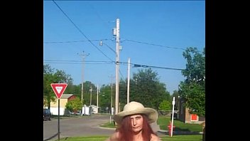 Redhot Redhead Show (see Through Dress Flashing)