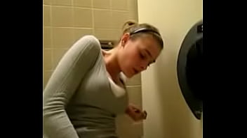 Public Toilet Masturbation And Orgasm