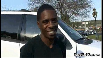 Blacks On Boys Bareback Gay Hardcore Fucking Video 15