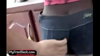 Busty Black Girlfriend Washes Dishes And Sucks Cock 3