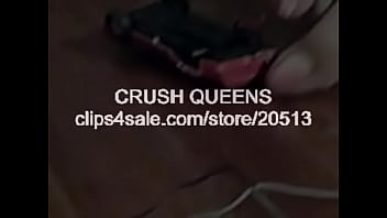 Sexy Red Small Car Crush