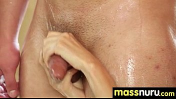 Lucky Client Gets A Full Service Massage 9 - hardcore, massage, masseuse, nuru, nurugel - Video 5060124