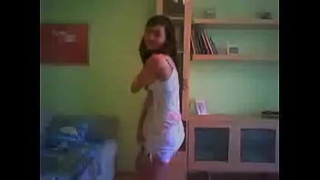 Young Girl Dancing On Cam