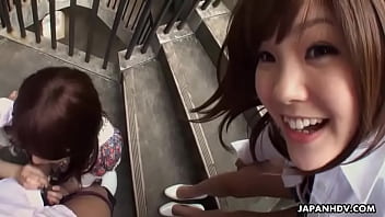 Ditsy Chicks Sucking Cocks To Get Cum Spunked