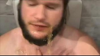 Step Daddy Pissing On In The Bathroom