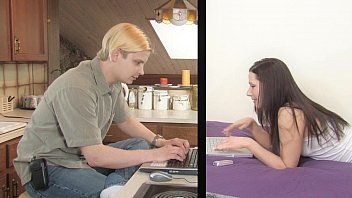 First Date Finished By Nice Fuck For Brunette Hottie