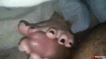 Couple Footjob Cuming In The Webcam