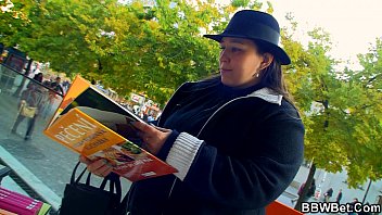 Huge Ass Fatty Sucks And Rides Strangers Cock