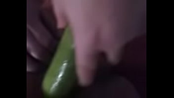 Desperate Granny Chooses Cucumber 2