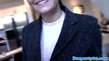 Amateur Realtor In Lingerie Rubbing Pussy