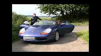 Two Sexy Dominas Posing Outdoors