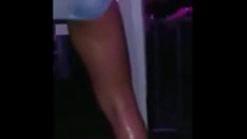 Girl With No Underwear Shakes Her Ass In A Club