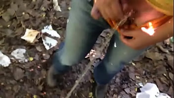 Piss On A Guy In The Bushes At A Busy Street