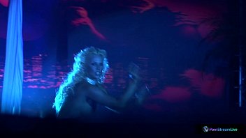 Naked Ginger Jones Aerial Silk Dance