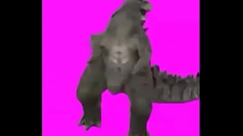 Baila De Dinosaurio Antes Del Apareamiento