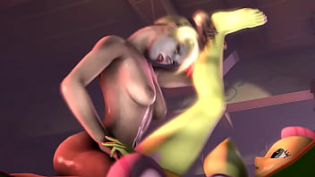 Futa Harley Quinn X Fluttershy 3