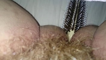 Fucking My Wet Hairy Pussy And Ass