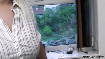 Hot Blonde Secretary Office Fuck