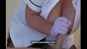 Nurse With Big Tits Gives Patient A Handjob - Lisacams.com