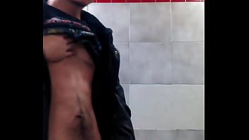 Twink Bathroom Jerk Off (almost Got Caught!)