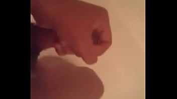 Slapping Hard Cock In Shower