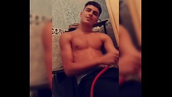 Handsome Twink Smoking Shirtless