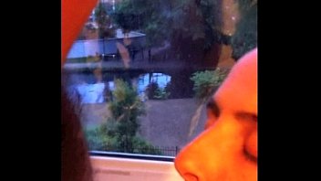 Wife Sucks Cock At Window For Neighbors To See