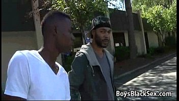 Black Muscular Gay Dude Fuck White Twink Boy - Blackonboys 08