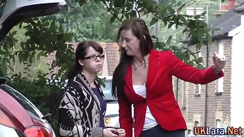 Stockings Brit Sucking