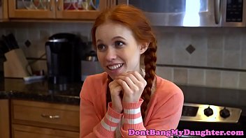 Pigtailed Redhead Teen Banged Roughly